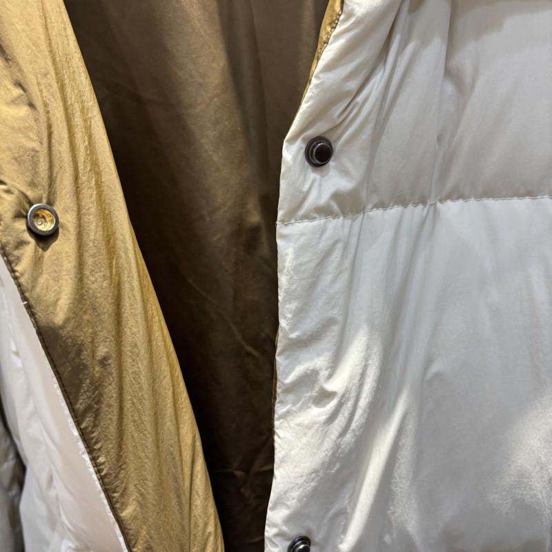 Womens Long Puffer Coat With Hood Oversized Loose Fit Duck Down Winter Jacket White Black Beige Army Green