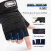Workout Gloves For Men Women Half Finger Glove With Wrist Wrap For Sport Weight Lifting Training Bicycle Motorcyclist Gym Glove
