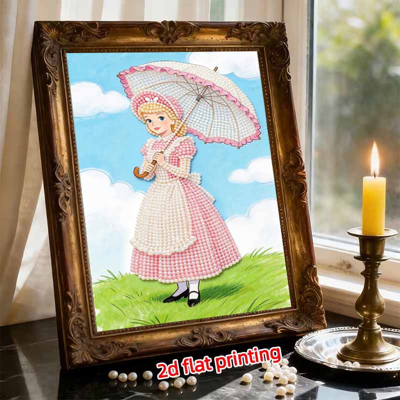 Disney Pearl Painting Cartoon Girl Art Painting 5D DIY Pearl Embroidery Mosaic Cross Stitch Kit Home Decor