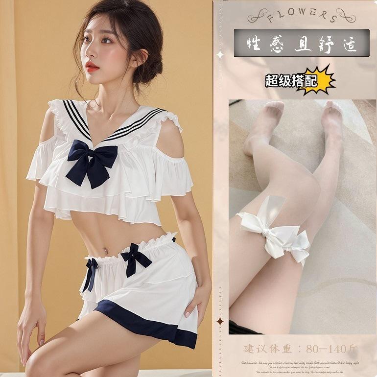 Night Sexy Lingerie Student Suit Two-dimensional Underwear Japanese Bed Speed Attack Jk Female Uniform Butterfly
