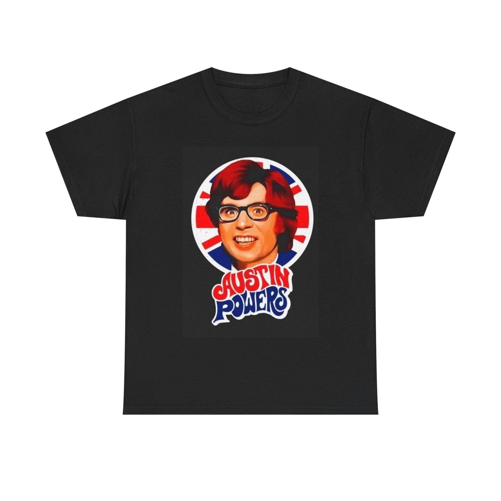 Men s and Women s T-shirts Austin Powers Movie Poster Comedy XXL