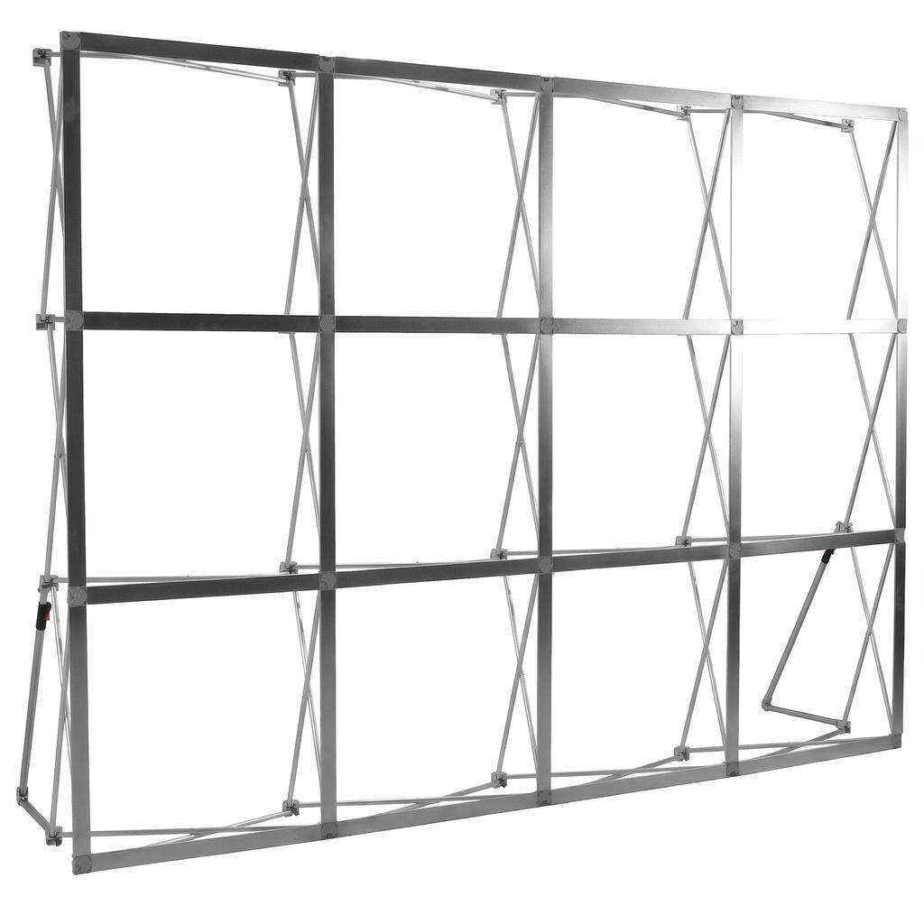 Pop Up Display Stand Detachable Portable Backdrop Booth Frame Lightweight Foldable Support Bracket for Wedding Exhibition Events