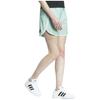 Adidas Neo Striped Elastic Breathable Casual Shorts Women Shorts Light-Green IS2779