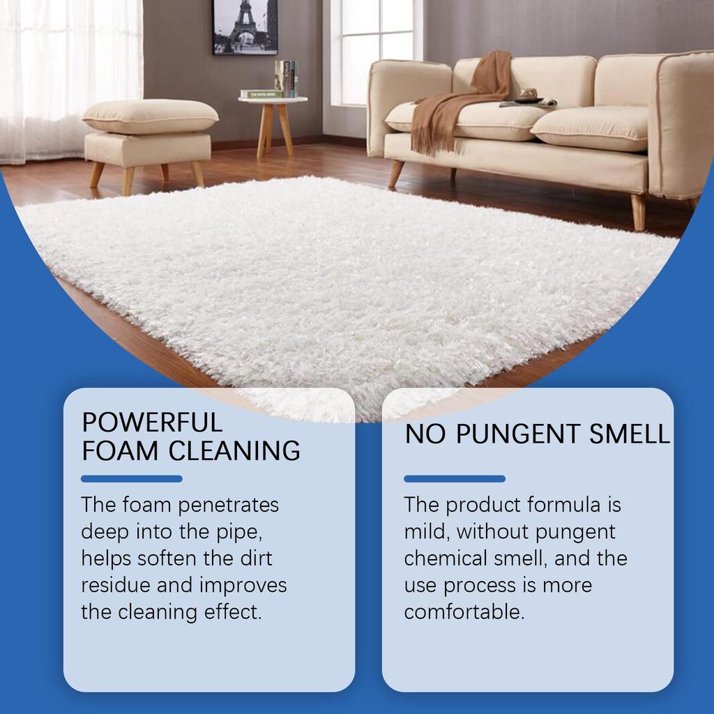 Jaysuing Carpet Foam Cleaner - Cleans carpets/Cleaning of Fabric products/Removes Stubborn Stains from carpets/Carpet Cleaner 120ml