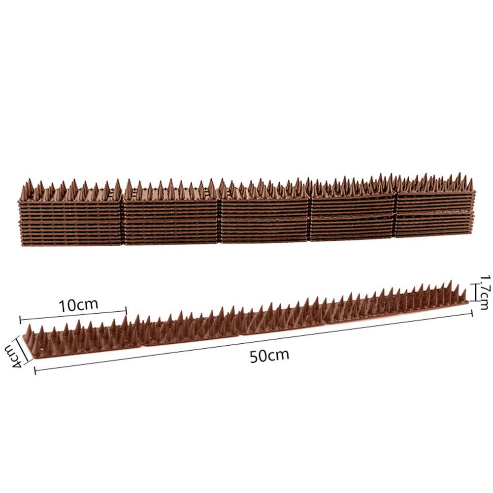 12/14pcs Fence Wall Spikes Bird Deterrent Spikes Outdoor Scare Bird Repeller Anti Birds Pigeon Squirrel Raccoon Deterrent Spikes
