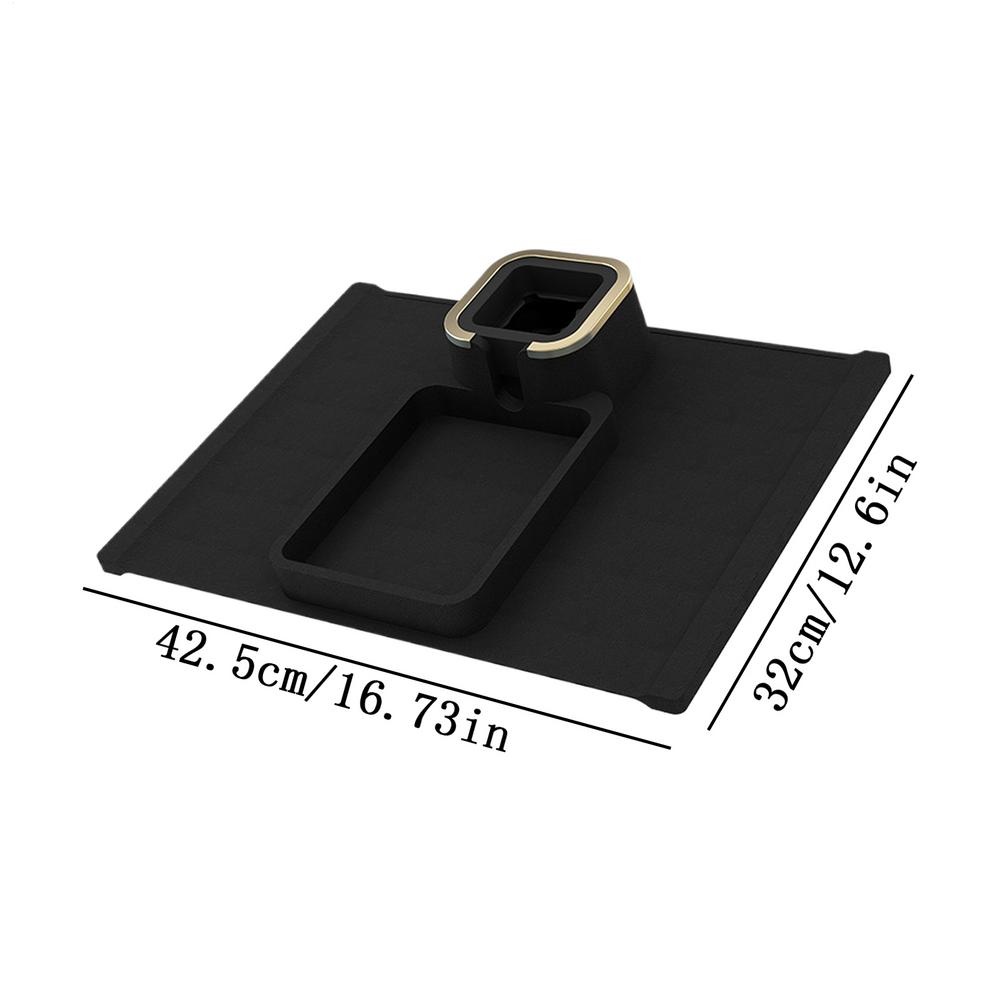 Anti-Slip Sofa Coaster Cup Holder Arm Chair Couch Recliner Remote Control Cellphone Organizer Holder Silicone Sofa Armrest Tray