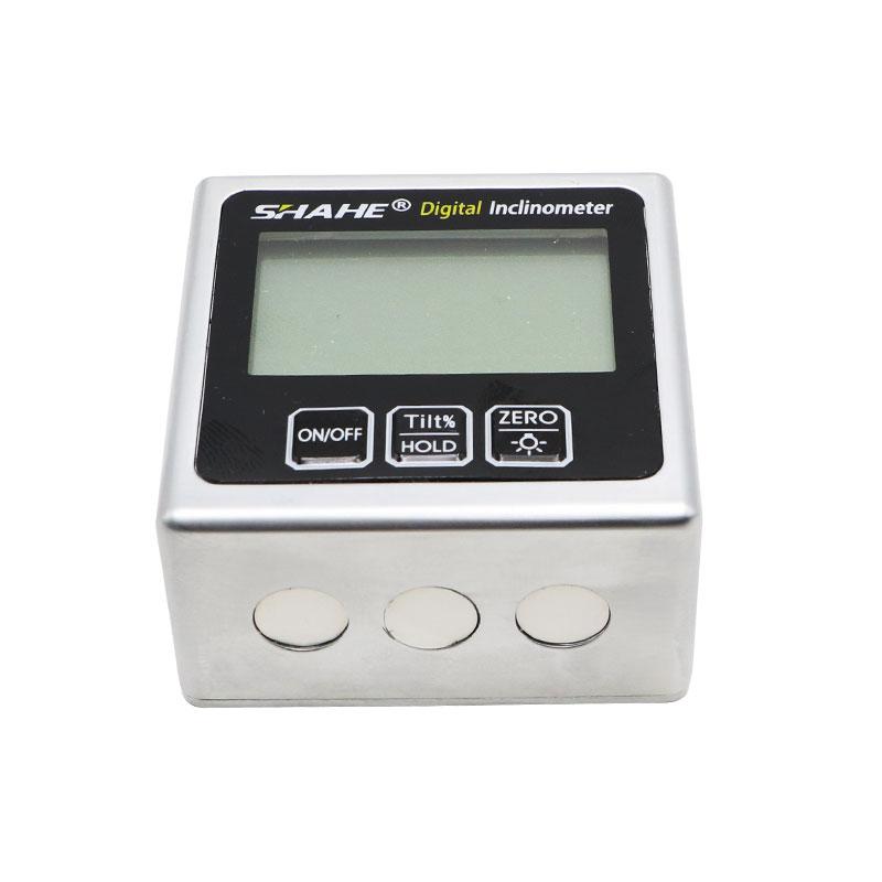 Shahe Digital Angle Finder Gauge Protractor Inclinometer With Magnetic Base And Backlight Precision Metal Digital Protractor