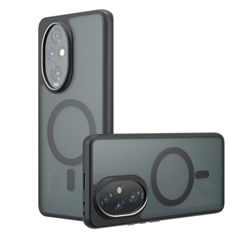 

For Honor 300 200 X7C Pro Lite Smart Case Matte Magsafe Drop-proof Built-in Airbag Corner Non-yellowing Material Soft Cover Pc&Honor 300 Pro