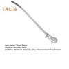 Straw Spoon 3 In 1 Stainless Steel Straw Spoon With Filter Detachable Head Food Grade Reusable Eco Friendly Stirrer Cocktails Loose Tea Iced Coffee