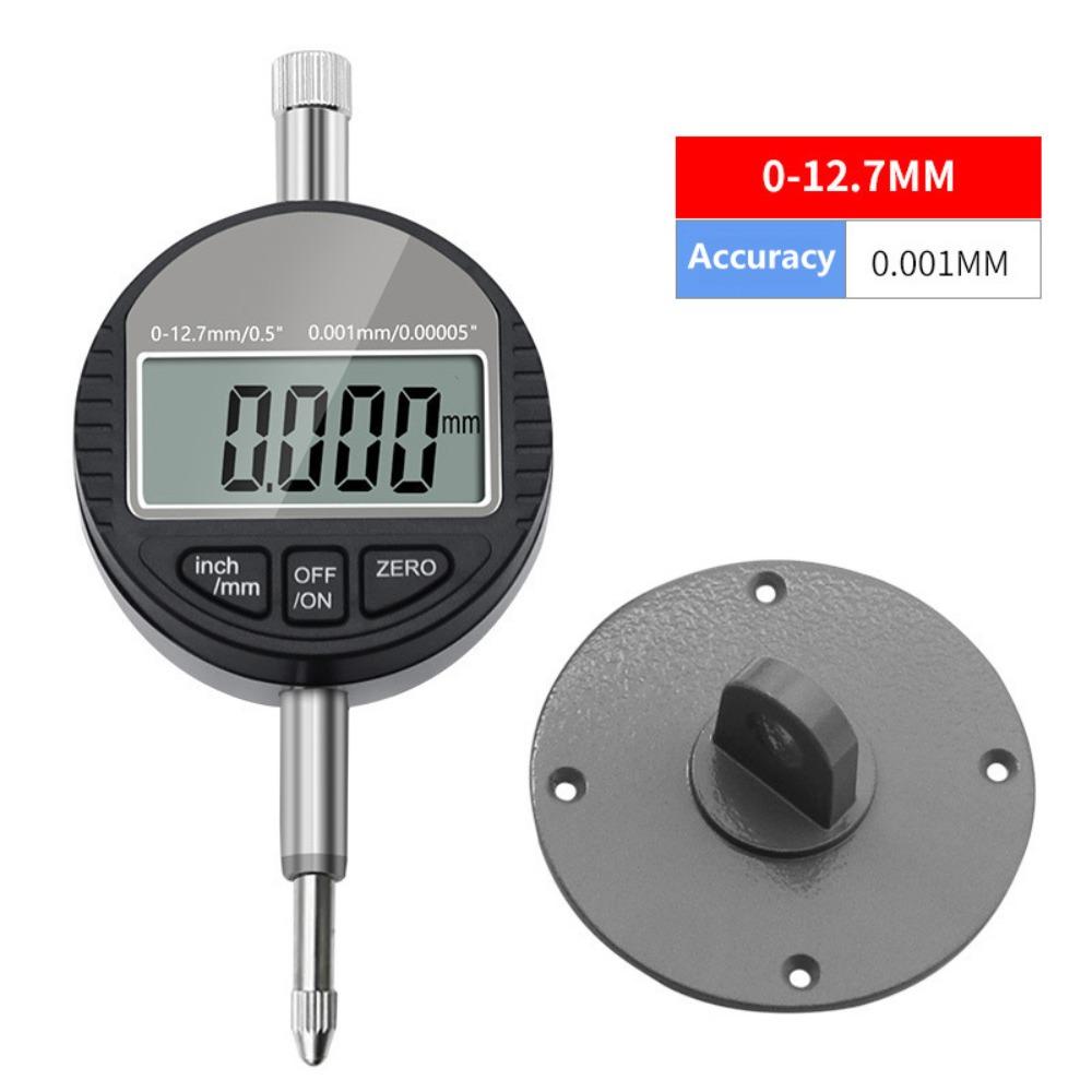 0-12.7mm Digital Dial Indicator 0.01/0.001mm Relogio Comparador  Measuring Instruments
