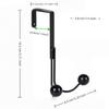 Iron Door Hanger 1pc No Nail Wardrobe Door Hangers, Metal Craft Coat Multi-Purpose Double-Ended Hanger