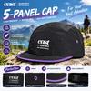 Unisex 5-Panel Cap Quick-Dry Adjustable Hat for Outdoor Commute