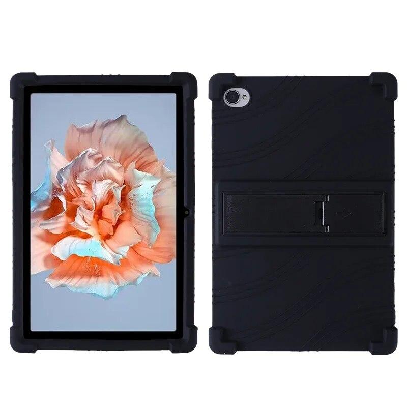 4 Thicken Cornors Soft Silicon Cover with Kickstand For Blackview Tab 15 Pro Case 10.5" Tablet PC Shockproof Protector Funda