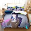 Luxury New 3D Print Anime Mieruko-chan The Girl Who Can See Them Bedding Set Boys Girls Duvet Cover Pillowcase Bed Kids Adult