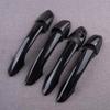 NEU Außentürgriff-Abdeckung Zierkappe Set Carbonfaser-Textur Passend für Mercedes Benz W246 W204 W212 X204 W166 W117 Linkslenker Schwarz