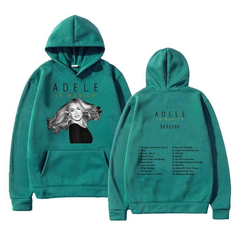 Adele in München Tour Mode Herren/Damen Hoodies Harajuku