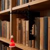 Vintage Halloween Bookshelf Lamp Wall Mounted LED Library Lantern Mini Bookcase Lamp  Office
