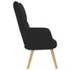 Relax Chair Black Fabric