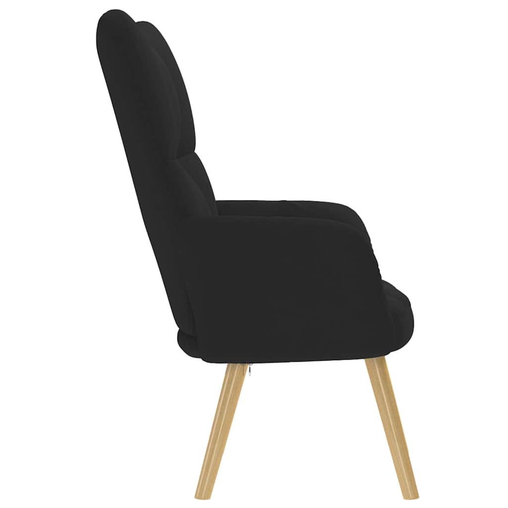Relax Chair Black Fabric