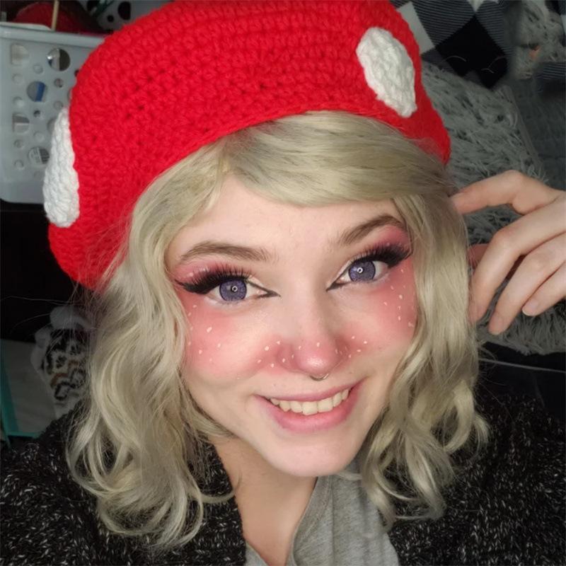 Nouveau personnage animé fait main au crochet Metalocalypse chapeau perruque chapeau