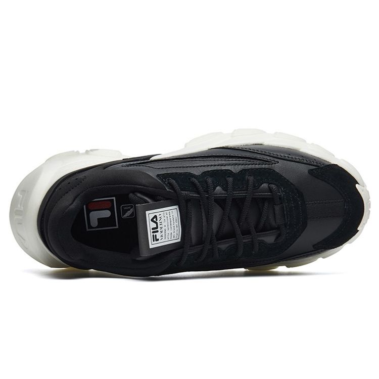 Fila Heritage Fht Comfortable Breathable Low-Top Casual Dad Shoes Women Sneaker Black F12W134144FBK
