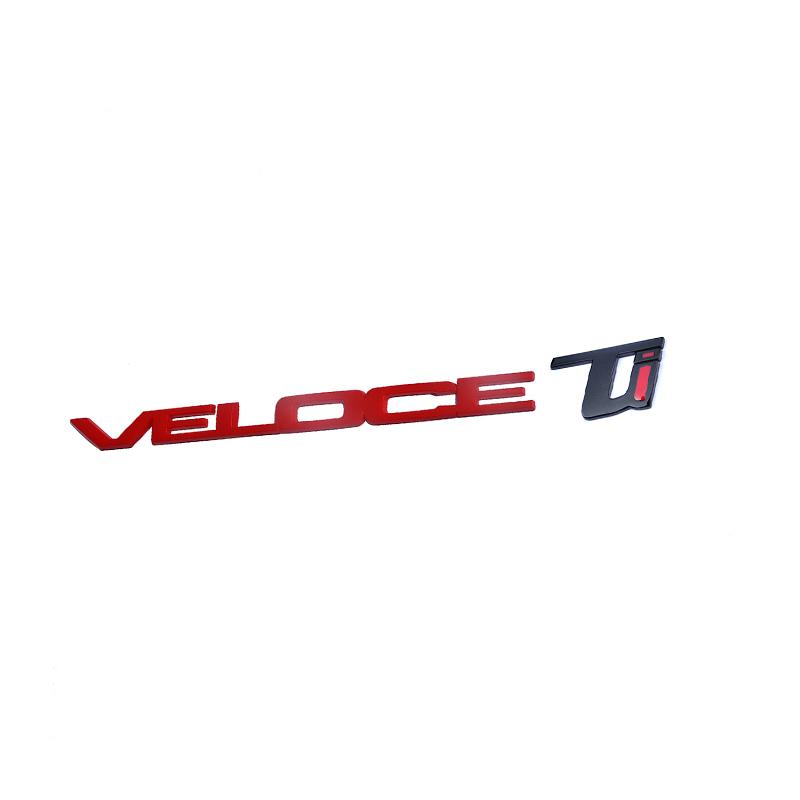 Autocollants Décoratifs Lettres Garde-boue Avant Voiture VELOCE TI Étiquette Pour Alfa Romeo Giulia Stelvio Accessoires de Modification