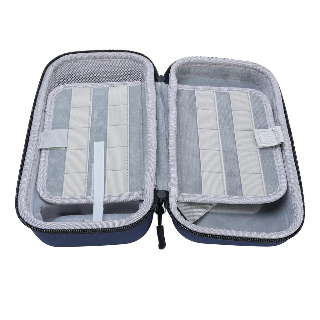 Carrying Case for     Console EVA PU Handheld Game Console Hard   Pouch Storage Bag with 20 Game Card Slots for Travel