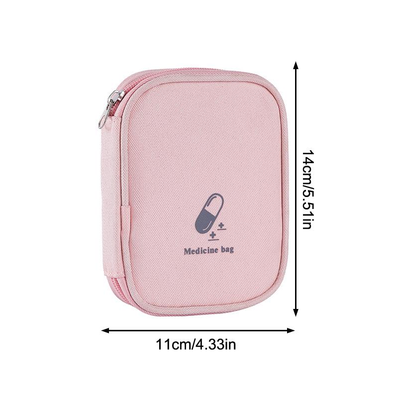 First Aid Storage Bag Portable Medicine Kit Box for School Dormitory Office and Family Emergency Use