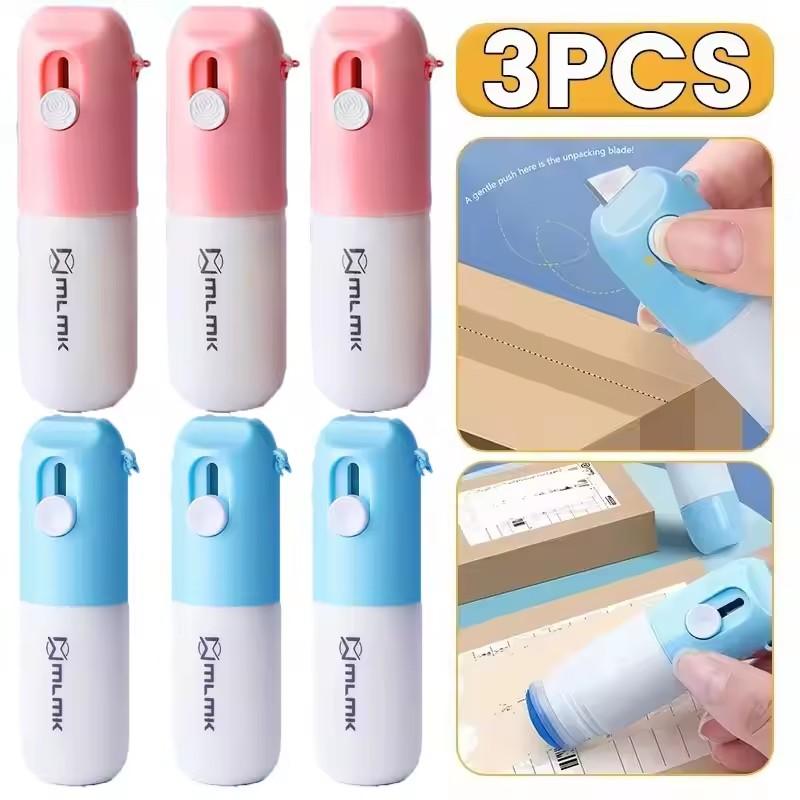 Thermal Paper Correction Fluid with Unboxing Knife Portable Durable Thermal Paper Data Identity Protection Fluid Eraser 20ml