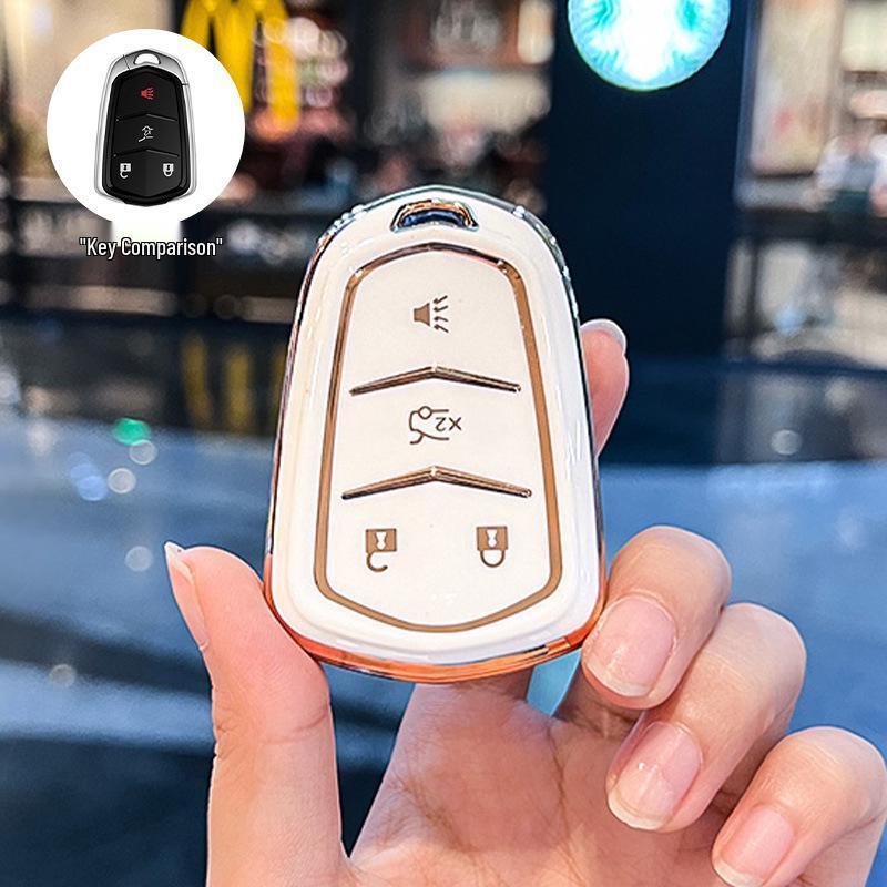 

Cadillac Key Cover for XT5 XT4 CT5 XTS CT6 XT6 - Women s Car Key Shell Buckle Bag
