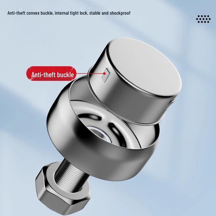 Universal Anti-theft Stainless Steel License Plate Screws and Fixing Nuts