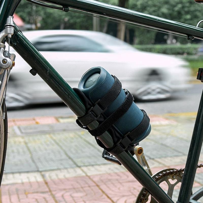 Secure Speaker Mount for Flip6/Sound Joy for Bike Golf Cart Easily Attach Water Bottle Adjustable 2 Strap Holder