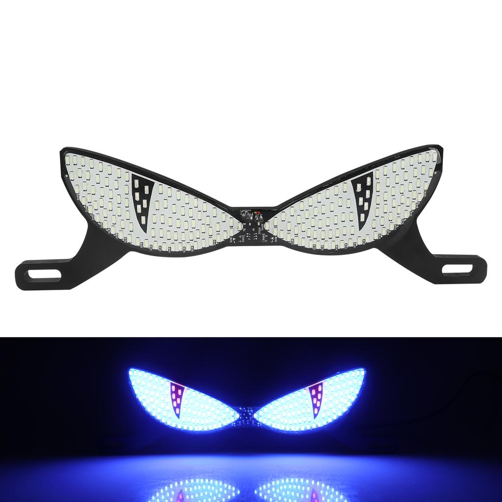 Motorcycle LED Lights Devil Eye Cat Eye Dynamic Tail Light Car Tail Decorative Lamp Strobe Eagle Eye Lamp Exterior Accessories