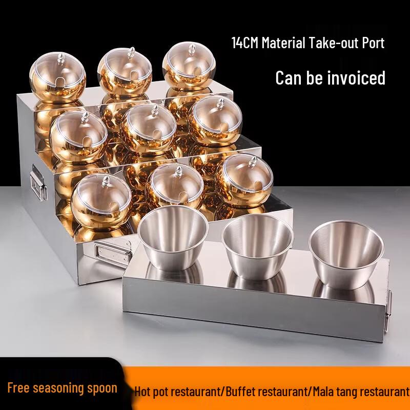 Stainless Steel Self-Service Condiment & Snack Display Stand