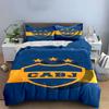 Blue shield, yellow stars. Bedding sets Duvet cover sets Duvet covers Pillowcases(1*Duvet Cover 2*Pillowcases without duvet insert)