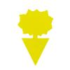 Sun Butterfly Double-Sided Yellow Insect Trap: Sticky Lure Board for Flies & Insects
