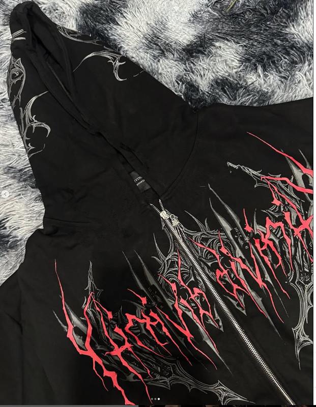 Pánská mikina tmavého stylu - Trendy americké sportovní oblečení na podzim/zimu