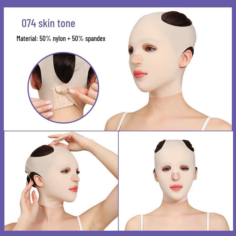 

V-Face Full & Half Mask: Double Chin & Jawline Contouring, Post-Op Slimming, Tightening Bandage One Size