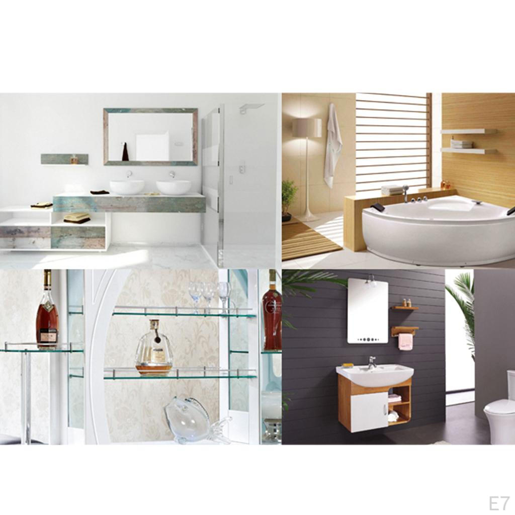 2-part Cylindrical Shape Adjustable Brackets Shelves for Insulating Office Chairs In The Bathroom