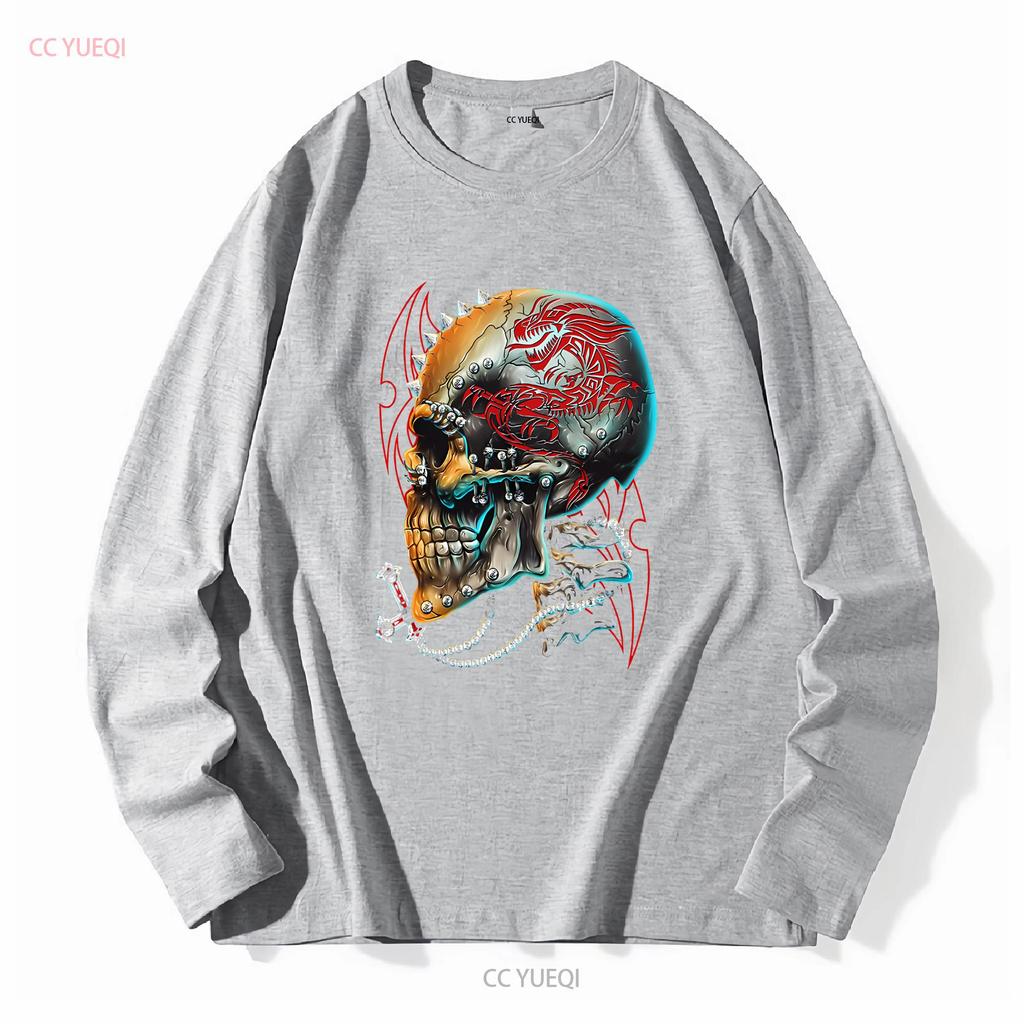 T shirt 3D Rock Chang Original Antichrist Skull Glow in the Dark  vintage Washed Casual Unisex Comfortable homme