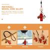 Chinese Feng Shui Decor Car Trim Beads for Rear View Mirror - Wood Accessories for Men and Women