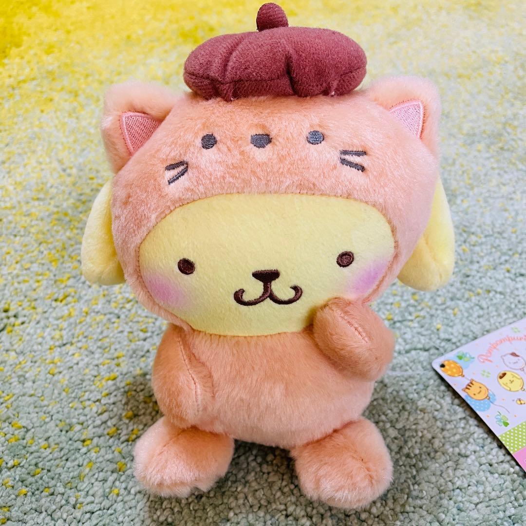 Pom Pom Purin Bitten Nyan Plush Toy