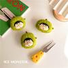 Cartoon Durian Dumb for AirPods Pro1 Apple Bluetooth Headset Cover 1 Generation 1 Generation Protective Case Cute Woman