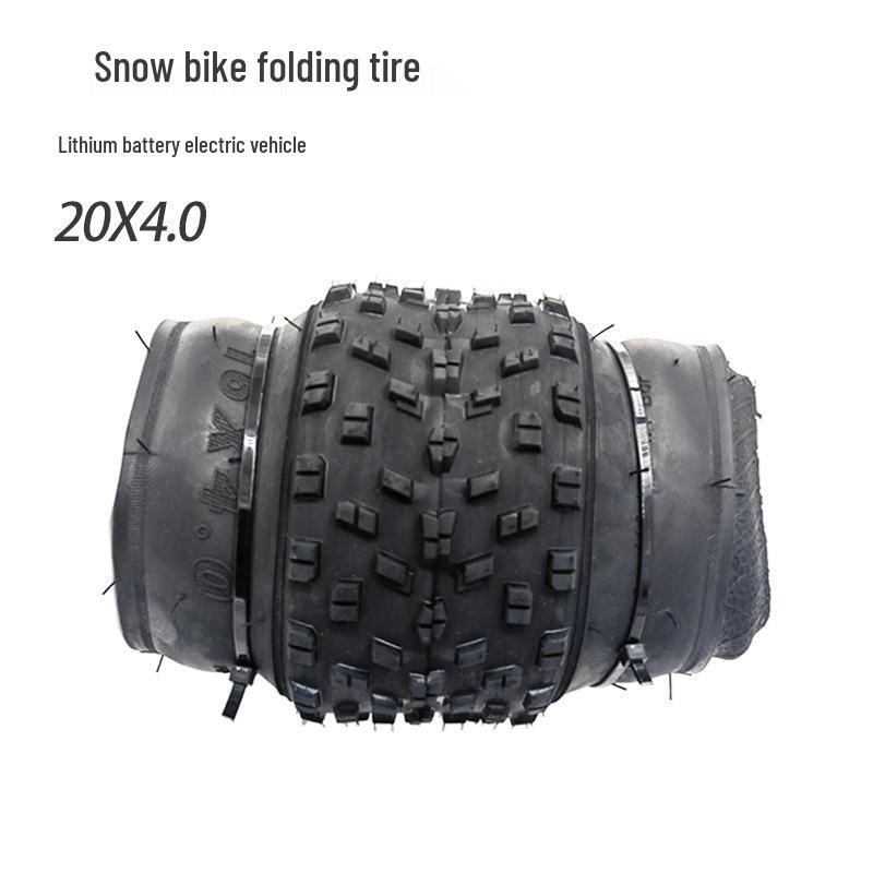 "Extra Wide 26x4.0 Puncture-Proof Fat Tire for 20-24 inch Snowmobile, Beach Car, Off-Road Vehicle"