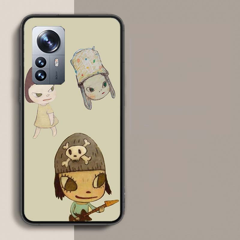 Cute Nara Yoshitomo Art Phone Case For Redmi Note 13 Pro Plus 14 Pro+ 12S 12 11S 11T 11E 11 10S 10 9S 9 Xiaomi Capa TPU
