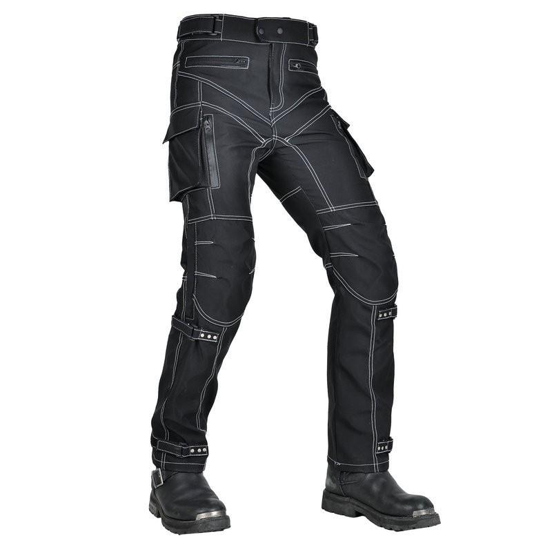 Womens Motorcycle Riding Pants With Protective Padding High-Waisted Stretch Windproof Crash-Resistant Cycling Trousers