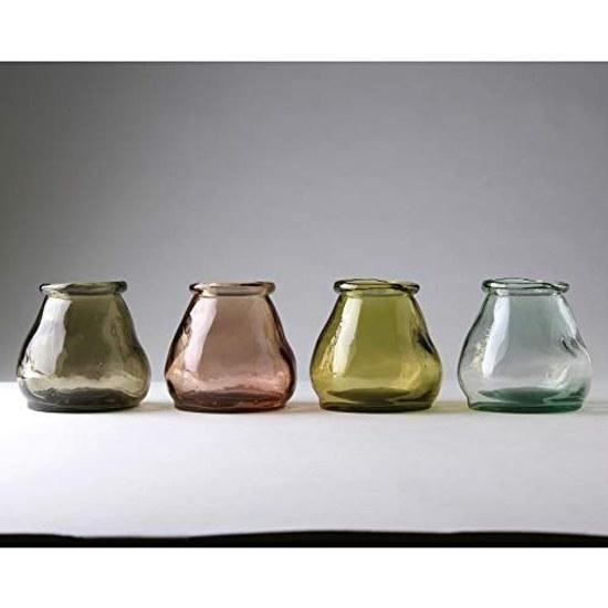 SPICE LIFE Vase Recyceltes Glas Mini Blumenvase CERO VALENCIA Klar 109.510cm Spanisch VGGN2100