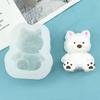 Cute Bear Cake Silicone Mold Diy Handmade Resin Mold Candle Making Mold Mochi Dessert Cake Squishy Toy Mould