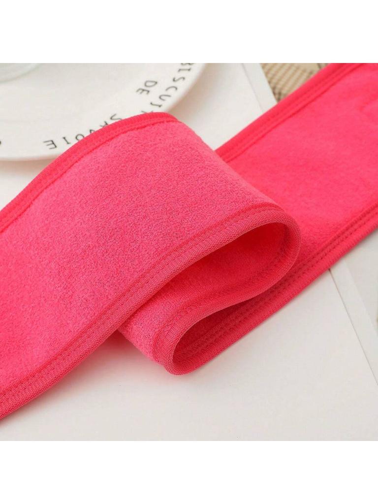 Women's Double-Layer Velcro Hair Band, Soft Stretch Headband for Face Washing & Makeup