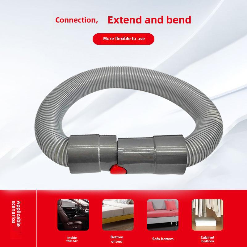 Compatible Dyson Vacuum Soft Brush, Flat Nozzle, Hose, Mattress Suction Head Accessories for V7, V8, V10, V11 Models.